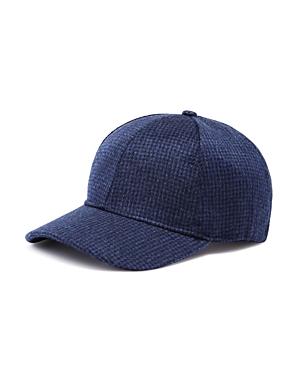 The Men's Store At Bloomingdale's Cashmere & Wool Checked Baseball Cap