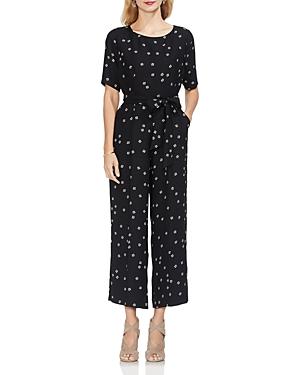 Vince Camuto Ditsy Floral Belted Jumpsuit