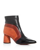 Chie Mihara Women's Lupe Color-block Pointed-toe Booties