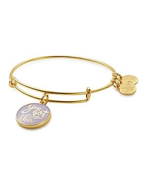 Alex And Ani You Got This Expandable Wire Bangle