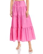 Staud Lucca Tiered Skirt