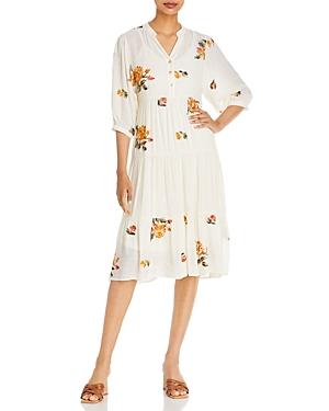 Olive Hill Floral Midi Dress