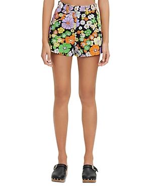 Maje Iseven Floral Print Shorts