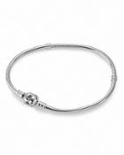 Pandora Bracelet - Sterling Silver With Signature Clasp, Moments Collection