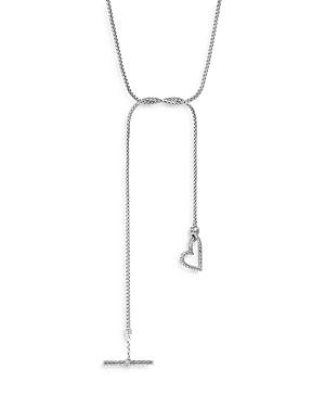 John Hardy Sterling Silver Classic Chain Adwoa Heart Necklace, 40