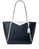 Michael Michael Kors Whitney Large Top Zip Leather Tote