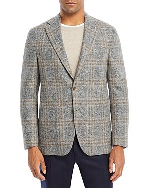 Jack Victor Morton Navy, Brown & Blue Plaid Jacket