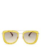 Jimmy Choo Women's Glossy Brow Bar Square Sunglasses, 53mm