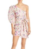 Loveshackfancy Altie One Shoulder Mini Dress