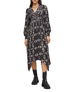 Allsaints Estelle Paradise Midi Dress