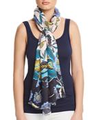 Rebecca Minkoff Mixed Floral Oblong Scarf