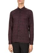 The Kooples Fallen Red Roses Slim Fit Button-down Shirt