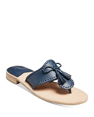 Jack Rogers Women's Jacks Flat Tassel Bow Sandals