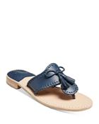 Jack Rogers Women's Jacks Flat Tassel Bow Sandals