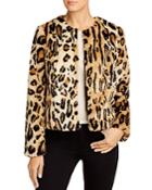 Vero Moda Faux-fur Leopard-print Jacket