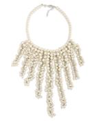 Carolee Faux Pearl Collar Necklace, 16
