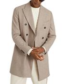 Reiss Lewis Double Breasted Overcoat
