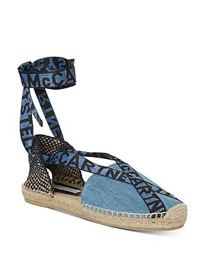 Stella Mccartney Women's Gaia Logo Espadrille Flats
