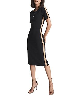 Reiss Rosie Color Blocked Midi Dress