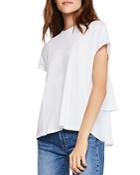 Bcbgeneration Tiered Ruffle-back Tee
