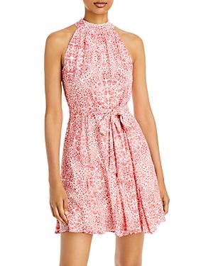 Aqua Printed Mini Dress - 100% Exclusive