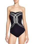 Gottex Hourglass Bandeau One Piece Swimsuit