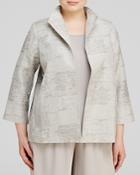 Eileen Fisher Plus Abstract Print Jacket