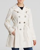 Laundry By Shelli Segal Coat - Double-breasted Button Front Trench