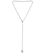 Majorica Adjustable Simulated Pearl Y Necklace, 27