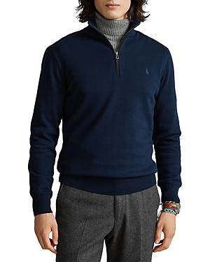 Polo Ralph Lauren Regular Fit Quarter Zip Mock Neck Sweater