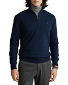 Polo Ralph Lauren Regular Fit Quarter Zip Mock Neck Sweater