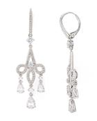 Nadri Pave Chandelier Drop Earrings