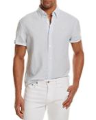 The Men's Store At Bloomingdale's Linen Cotton Regular Fit Button-down Shirt - 100% Exclusive