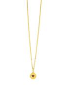 Tous Heart Disc Pendant Necklace With Rubies, 18