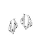 John Hardy Sterling Silver Bamboo Hoop Earrings