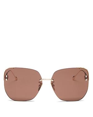 Isabel Marant Women's Rimless Square Sunglasses, 65mm