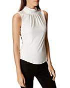 Karen Millen Ruched-neck Top