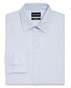 Emporio Armani Micro-checked Regular Fit Dress Shirt