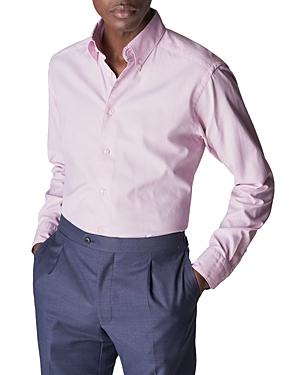 Eton Cotton Stretch Garment Washed Textured Slim Fit Dress Shirt