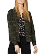 Sanctuary In The Fray Camo Jacket