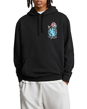 Allsaints Aquatique Graphic Pullover Hoodie