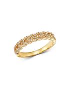 Bloomingdale's Diamond Braided Band In 14k Yellow Gold, 0.30 Ct. T.w. - 100% Exclusive