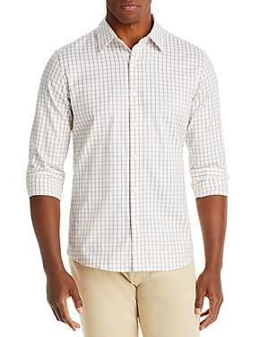 Michael Kors Slim Fit Twill Plaid Shirt