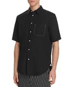 Rag & Bone Beach Short Sleeve Slim Fit Button-down Shirt