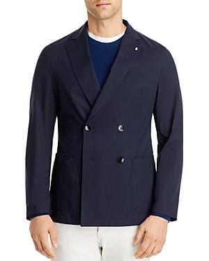 Boss C-hanry-db-shirt-222 Cotton Blend Slim Fit Double Breasted Shirt Blazer