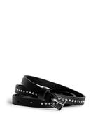 Zadig & Voltaire Women's Ivy Studded Leather Belt