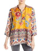 Johnny Was Sasha Maine Silk Tunic