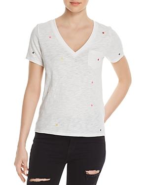 Honey Punch Star Embroidered Tee
