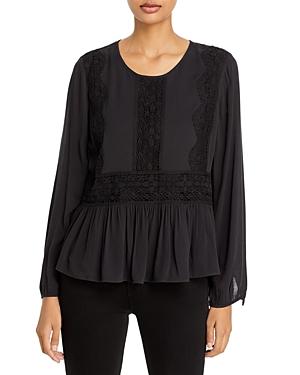 Daniel Rainn Lace Trim Top