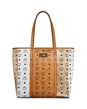 Mcm Toni Visetos Medium Tote